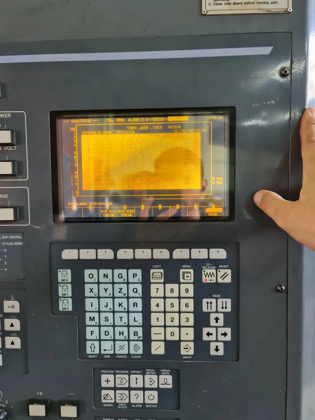 Comando CNC de máquina a laser CO₂