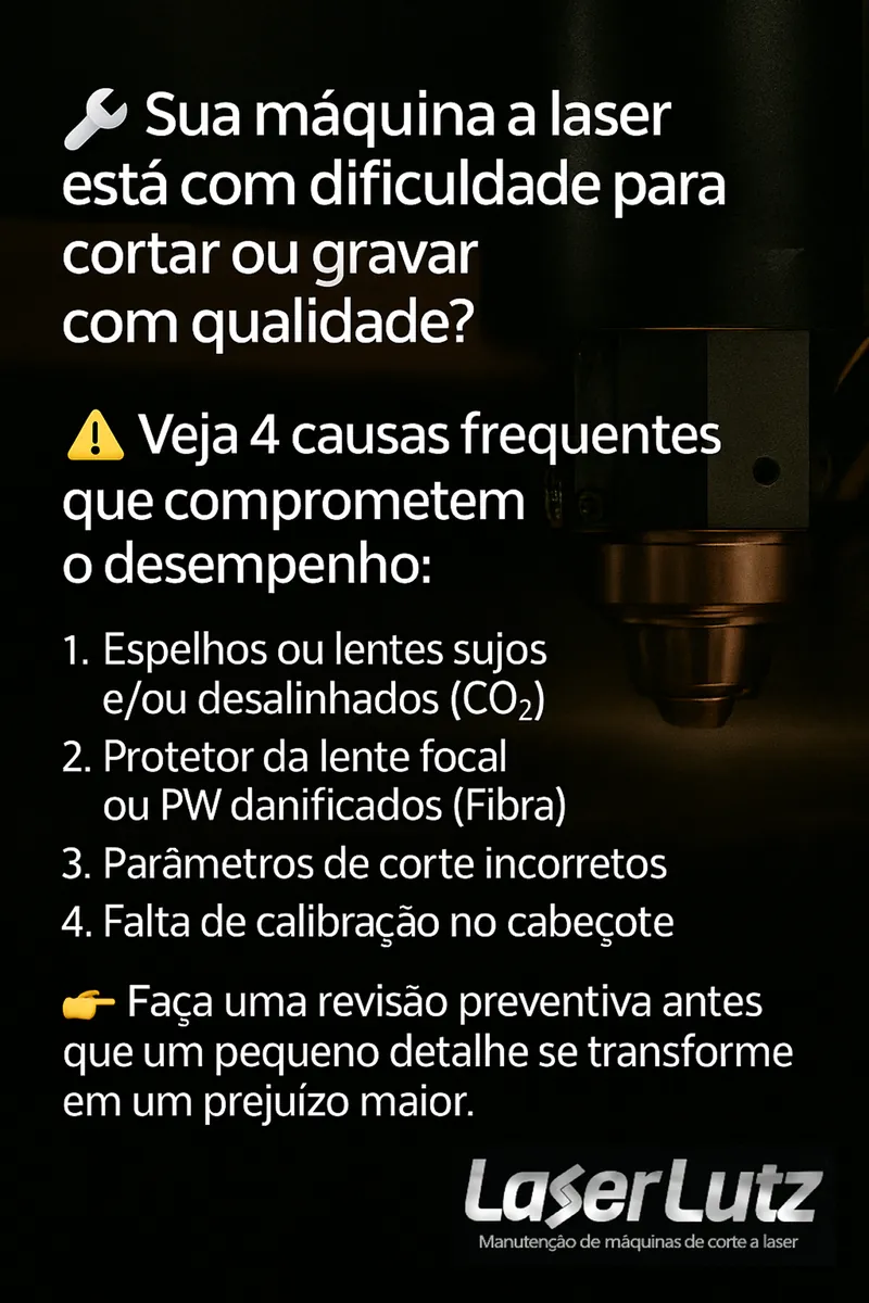 Dica técnica: 4 causas frequentes que comprometem o desempenho do corte